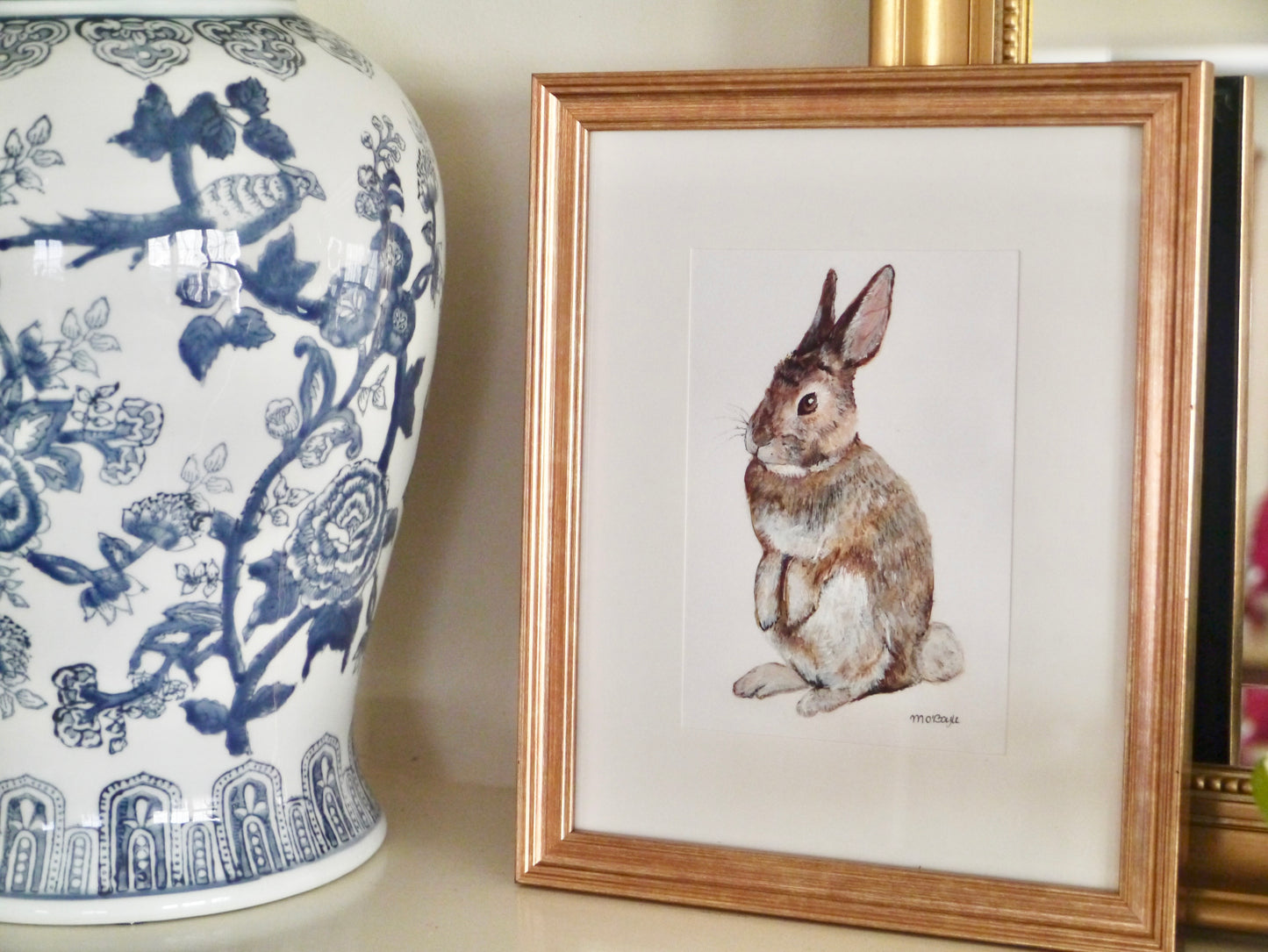 Sitting Eastern Cottontail Print