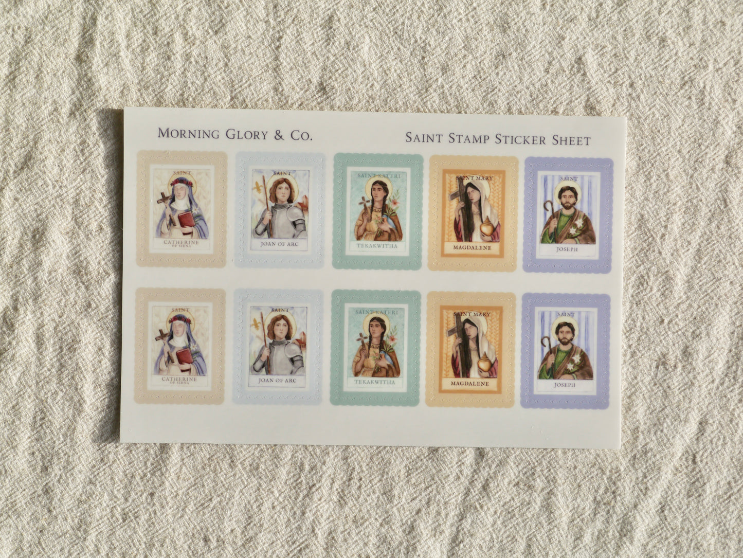 Saint Stamp Sticker Sheet