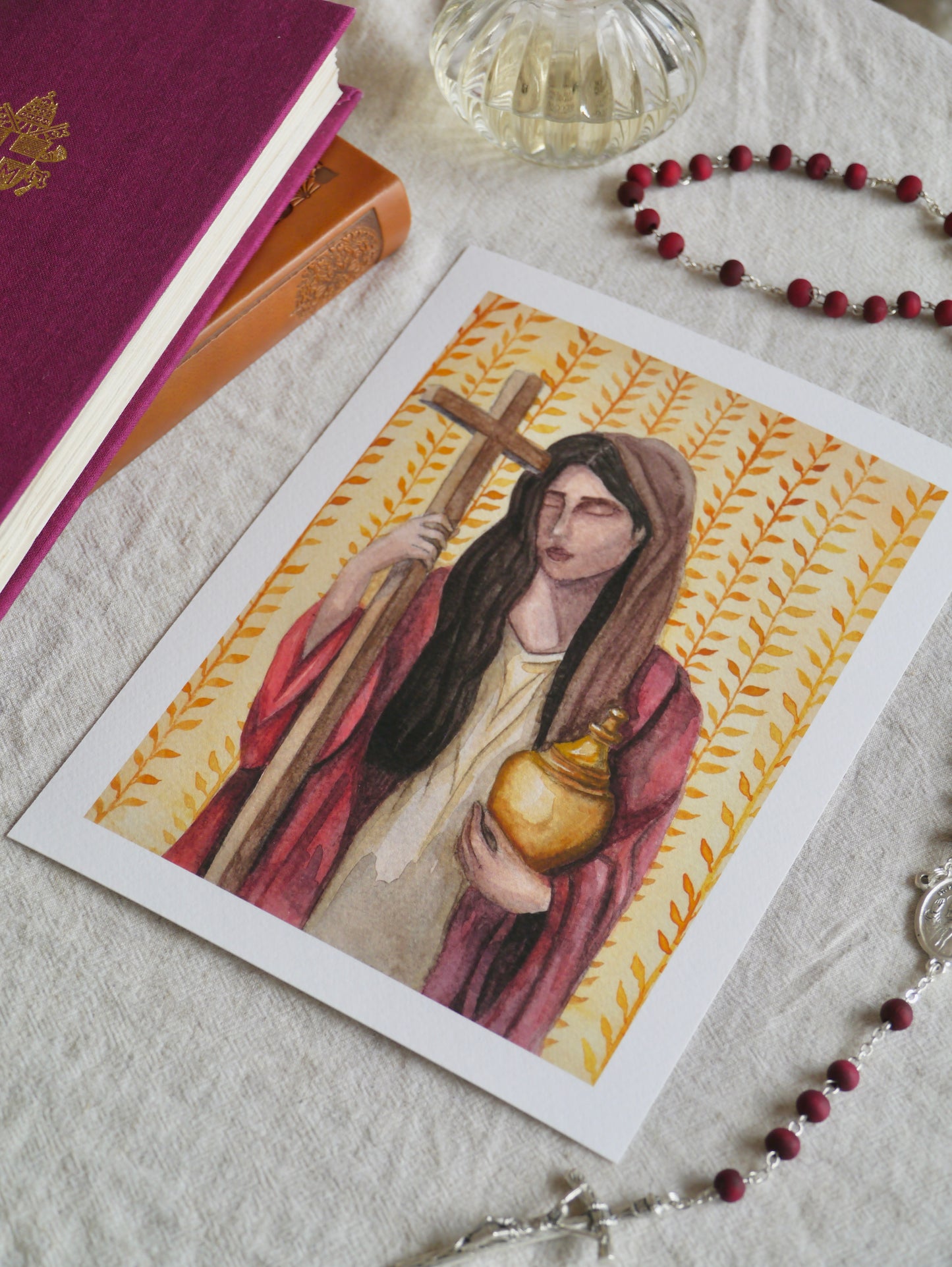 St. Mary Magdalene Watercolor Print
