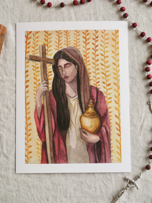 St. Mary Magdalene Watercolor Print