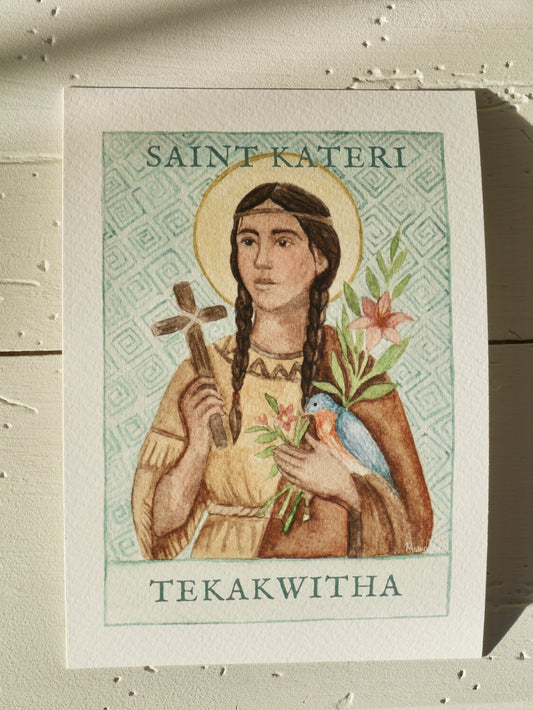 Saint Kateri Tekakwitha Print